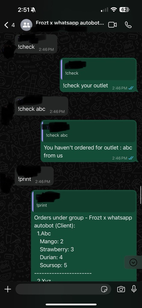 Check and Print Command